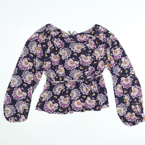 Next Women’s Multicoloured Floral Tunic Blouse Size 12