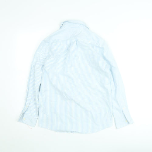 Vineyard Vines Men's Blue Striped Cotton Blend Long Sleeve Button-Up Shirt M