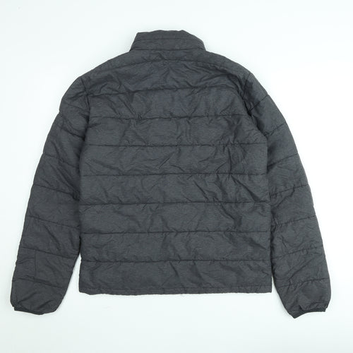 Jack Wills Women's Grey Puffer Jacket Small Lightweight Winter Coat