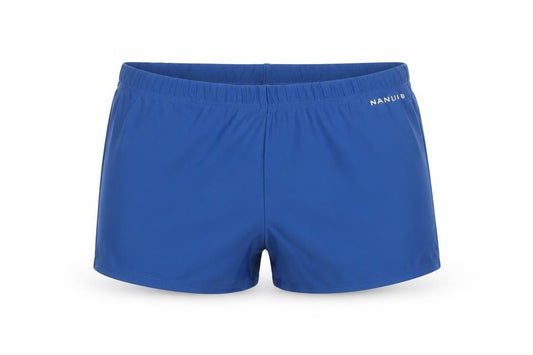 Decathlon Boys Blue XL Athletic Swim Shorts Elastic Waist Lightweight