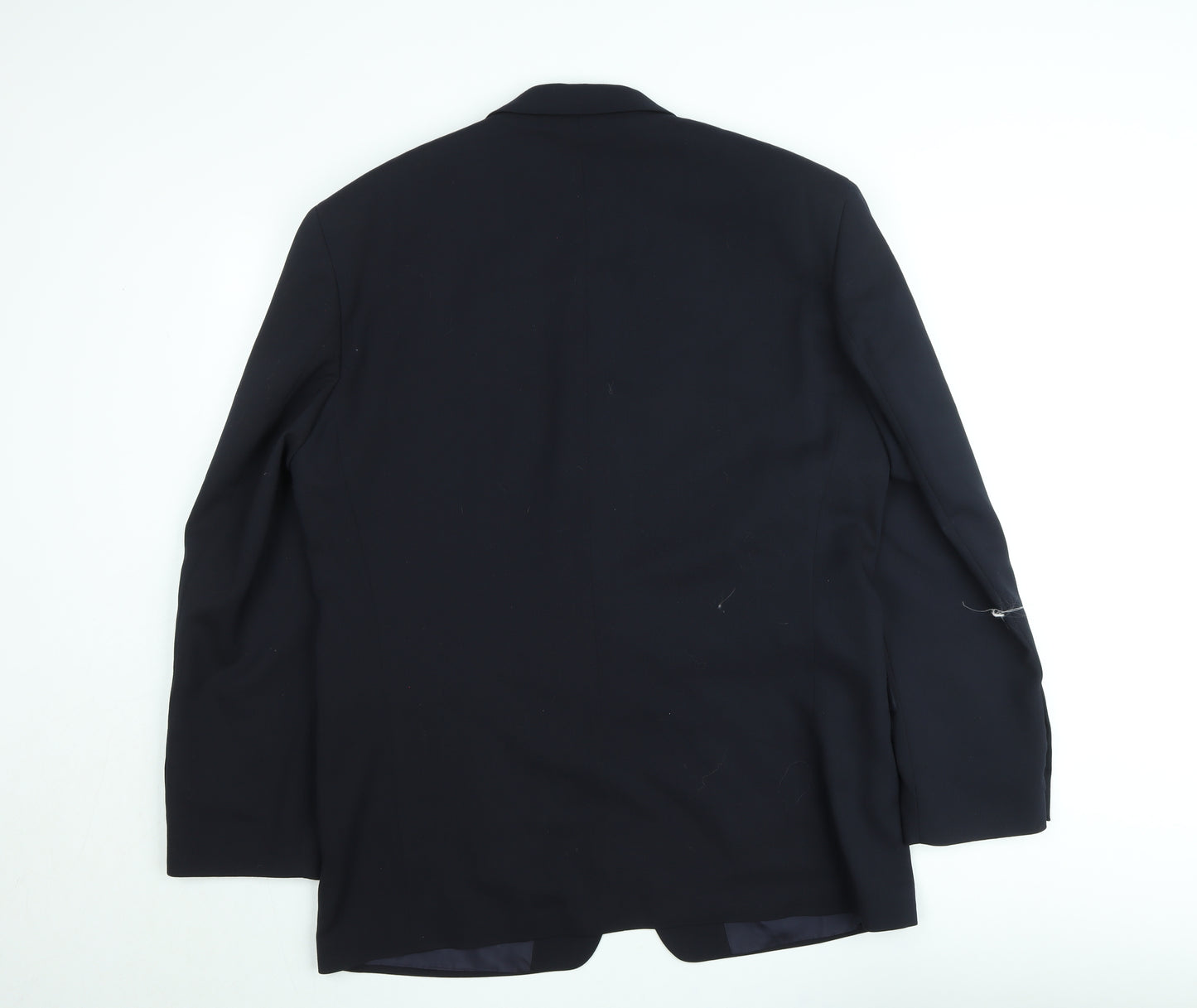 BHS Men's Navy Blue 42in Regular Fit Blazer Jacket
