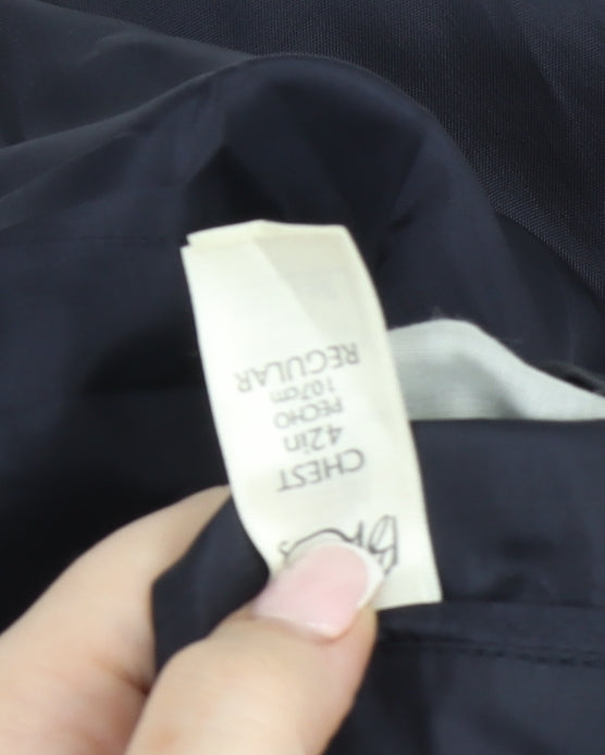 BHS Men's Navy Blue 42in Regular Fit Blazer Jacket