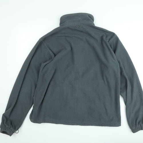 Mountainlife Men’s Grey Fleece Full Zip Outdoor Jacket M