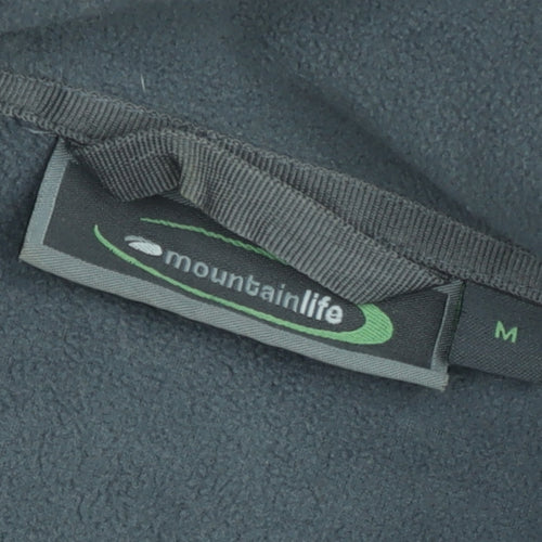 Mountainlife Men’s Grey Fleece Full Zip Outdoor Jacket M