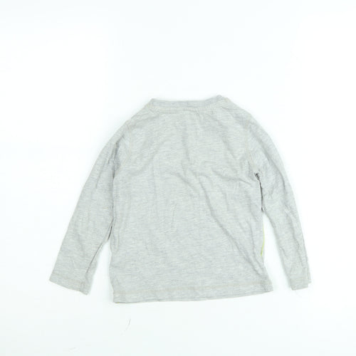 F&F Boys Grey Long Sleeve 'Awesome Street Dude' Graphic T-Shirt 5-6 Years