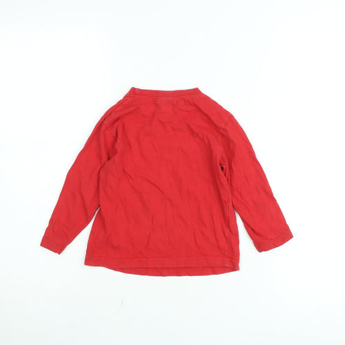 Cherokee Boys Red Long Sleeve Graphic T-Shirt 4-5 Years ‘Don’t Mess With My Mum’