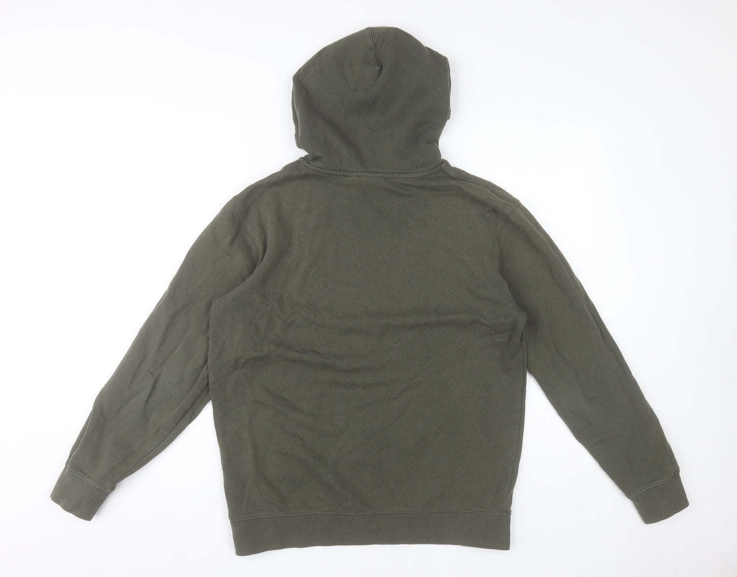 Vans Men’s Green Pullover Hoodie Size S Fleece Skate Logo