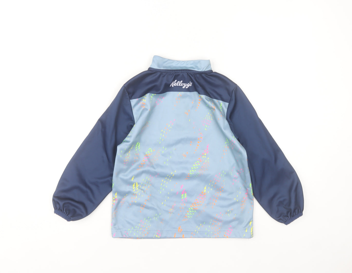 MCSport Boys Blue 7-8 Years Track Jacket Cúl Camps 1/4 Zip Lightweight Activewear