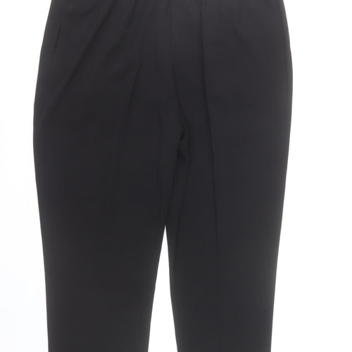 Dorothy Perkins Women’s Black Size 16 Straight Leg Work Trousers