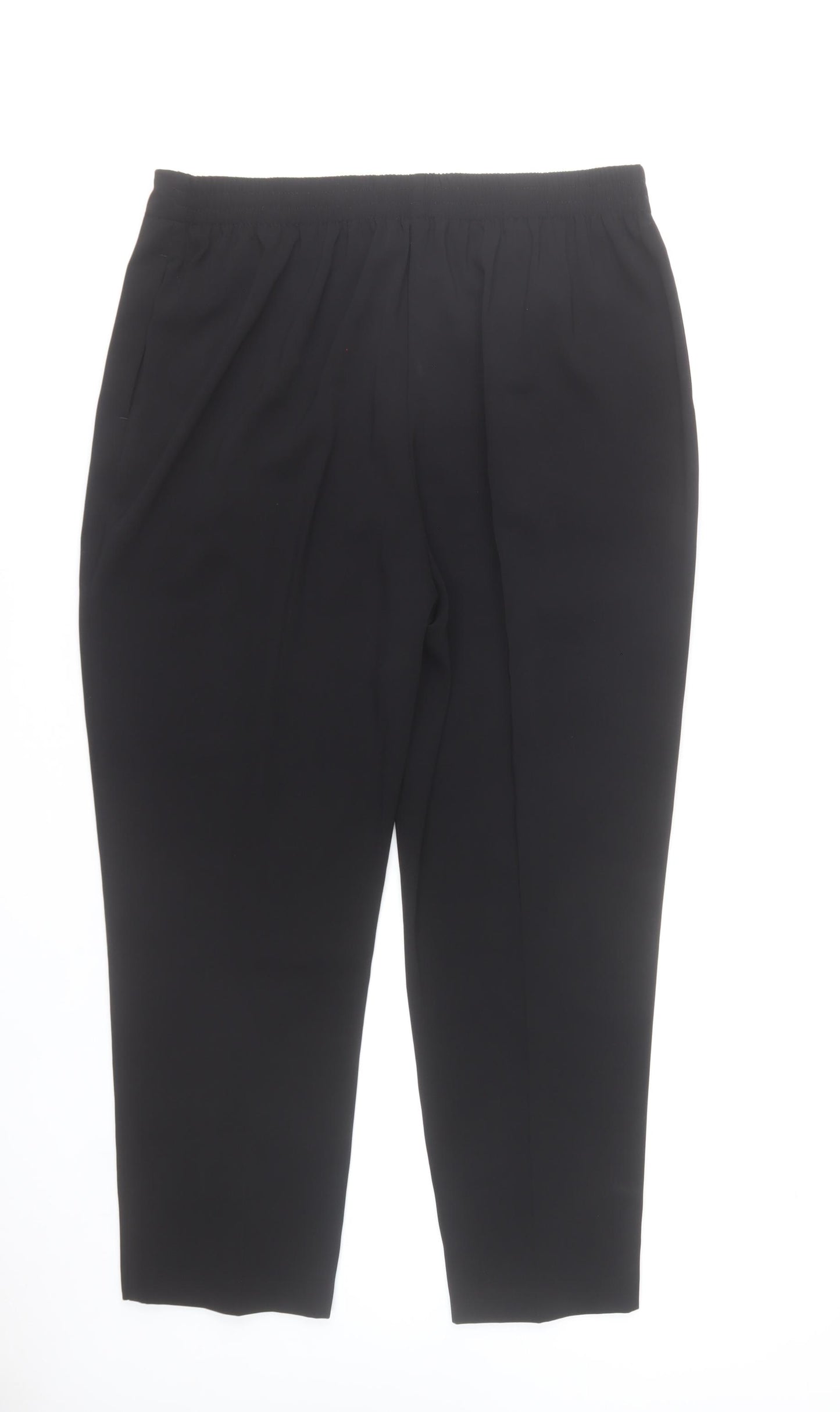 Dorothy Perkins Women’s Black Size 16 Straight Leg Work Trousers