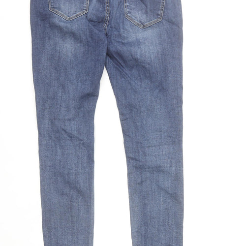 Riosis Premium Women Blue Distressed Skinny Jeans Size M