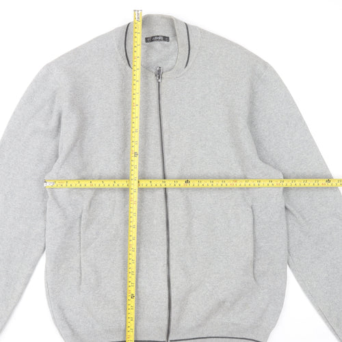 Dunnes Stores Men’s Grey Cotton Full Zip Jumper XL
