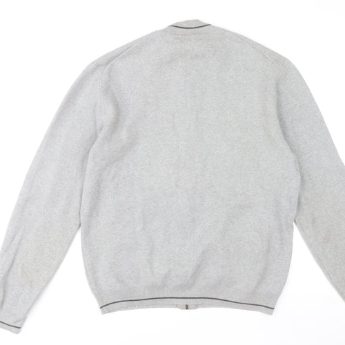 Dunnes Stores Men’s Grey Cotton Full Zip Jumper XL
