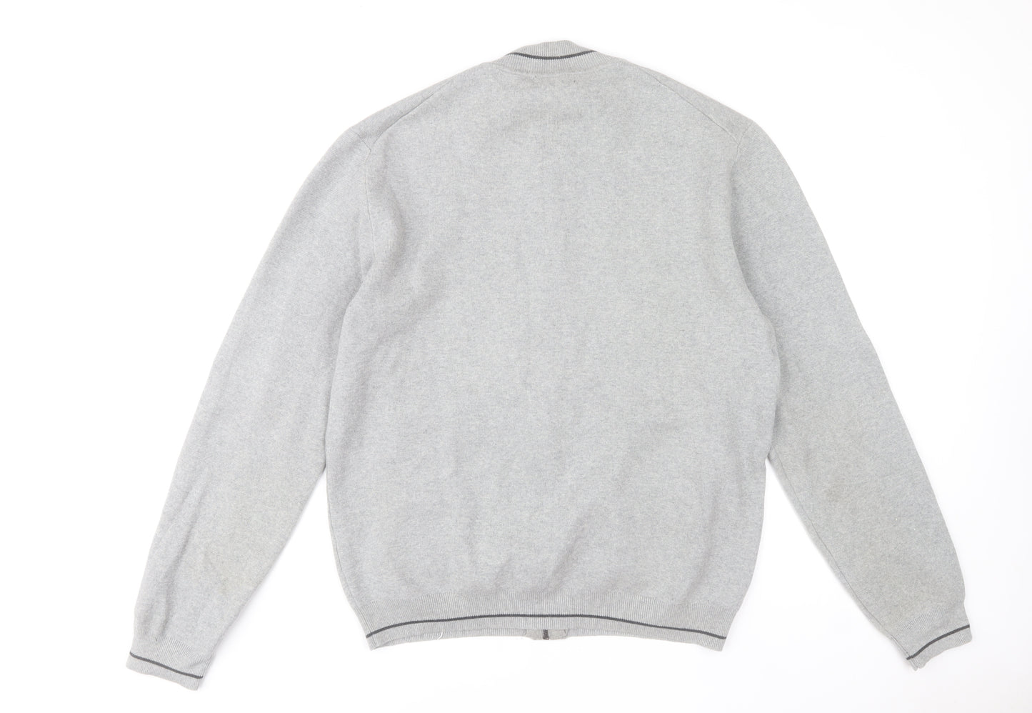 Dunnes Stores Men’s Grey Cotton Full Zip Jumper XL