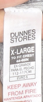 Dunnes Stores Men’s Grey Cotton Full Zip Jumper XL