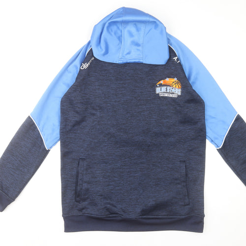 CS Sports Men's Blue Pullover Hoodie L Basketball Club Sweatshirt