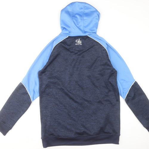CS Sports Men's Blue Pullover Hoodie L Basketball Club Sweatshirt