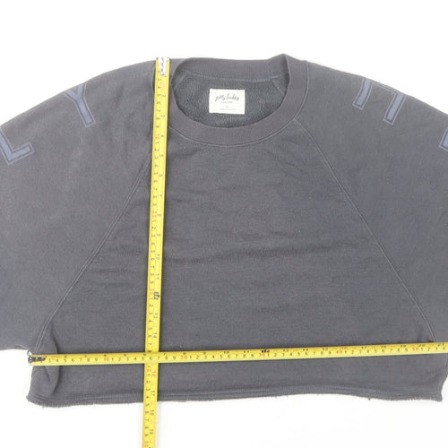 Gilly Hicks by Hollister Women’s Grey Pullover Sweatshirt XS Relaxed Fit