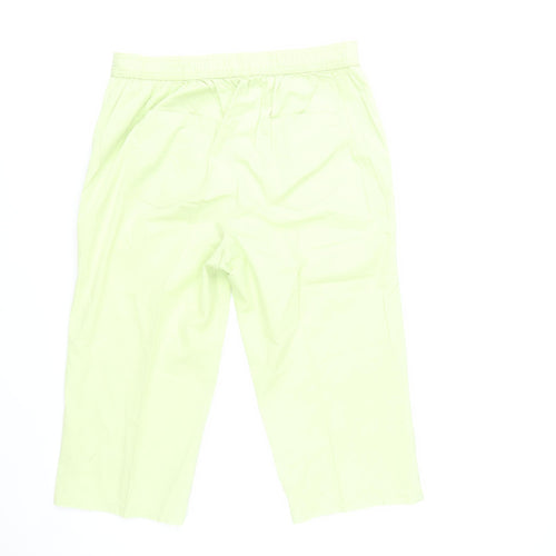 Marks and Spencer Women’s Green Cotton Capri Trousers Size 12