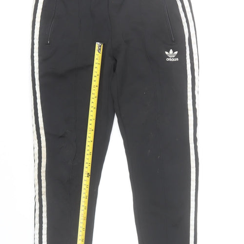Adidas Women Black XS Jogger Trousers Primeblue Slim Fit