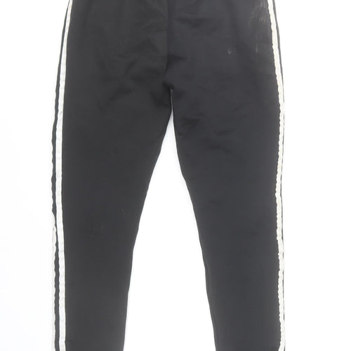 Adidas Women Black XS Jogger Trousers Primeblue Slim Fit