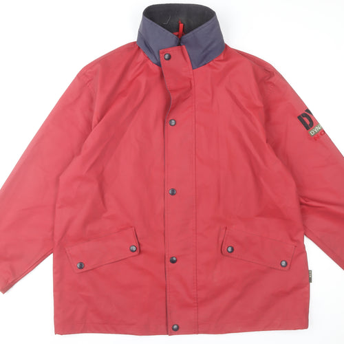 D.Y.N Men's Red 2XL Waterproof Rain Jacket Outdoor Coat