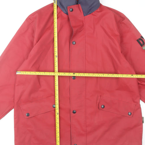 D.Y.N Men's Red 2XL Waterproof Rain Jacket Outdoor Coat