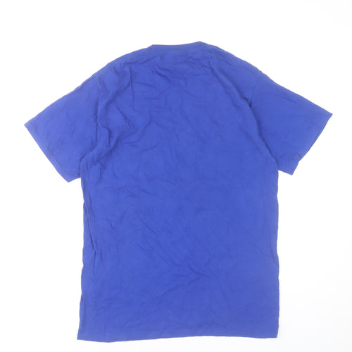 Port & Company Men's Blue Graphic 'Call Me Old Fashioned' T-Shirt M
