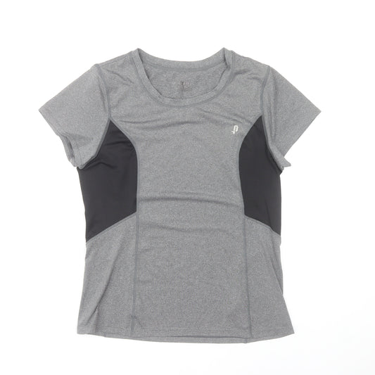Penn Womens Grey Short Sleeve Sports T-Shirt Size S