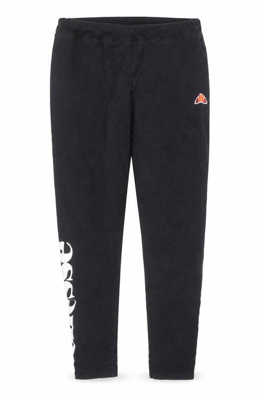 Ellesse Womens Black UK 12 Ankle Leggings Cotton Blend Athleisure