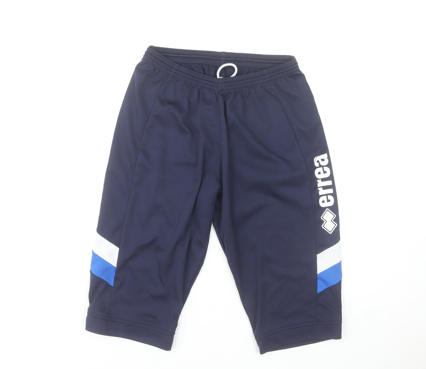 Errea Men's Navy Blue Athletic Shorts Size M Quick Dry Polyester