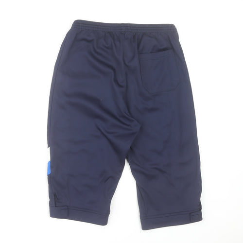 Errea Men's Navy Blue Athletic Shorts Size M Quick Dry Polyester