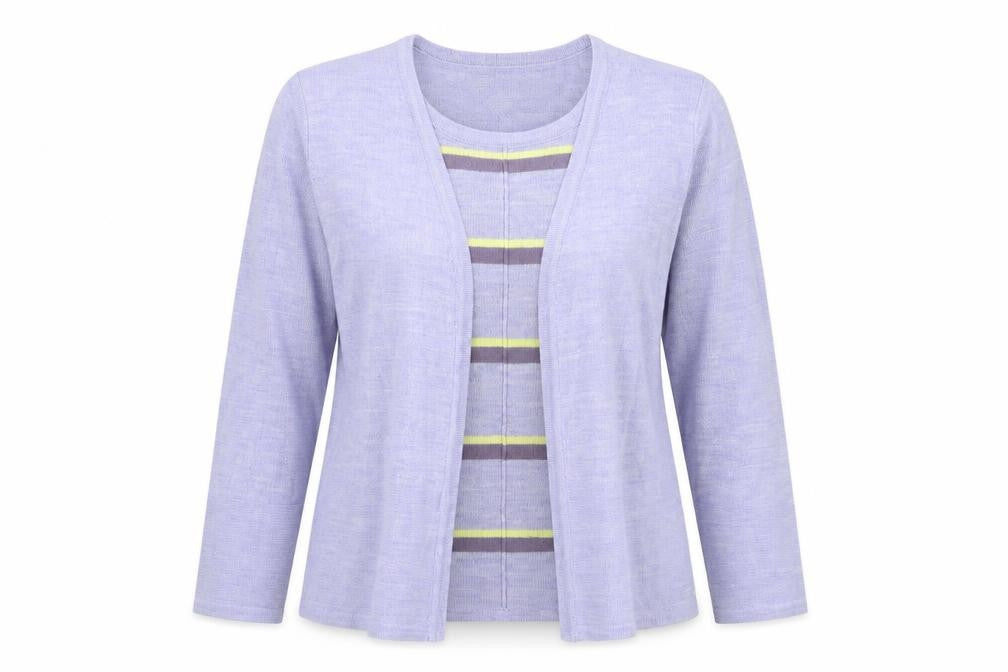 Honor Millburn Women's Purple Small Knit Cardigan Jumper 10-12