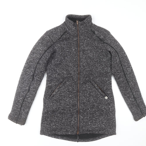 Avalanche Womens Grey Full Zip Fleece Jacket Size S