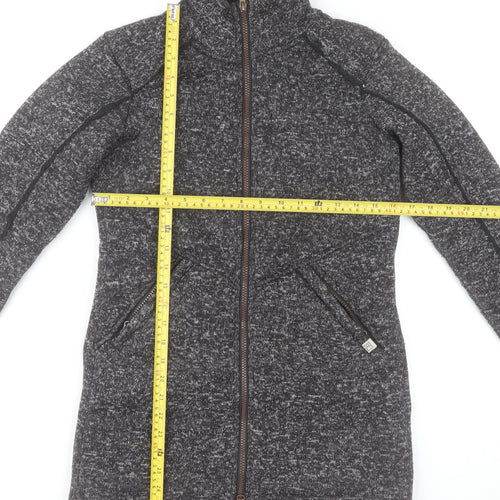 Avalanche Womens Grey Full Zip Fleece Jacket Size S