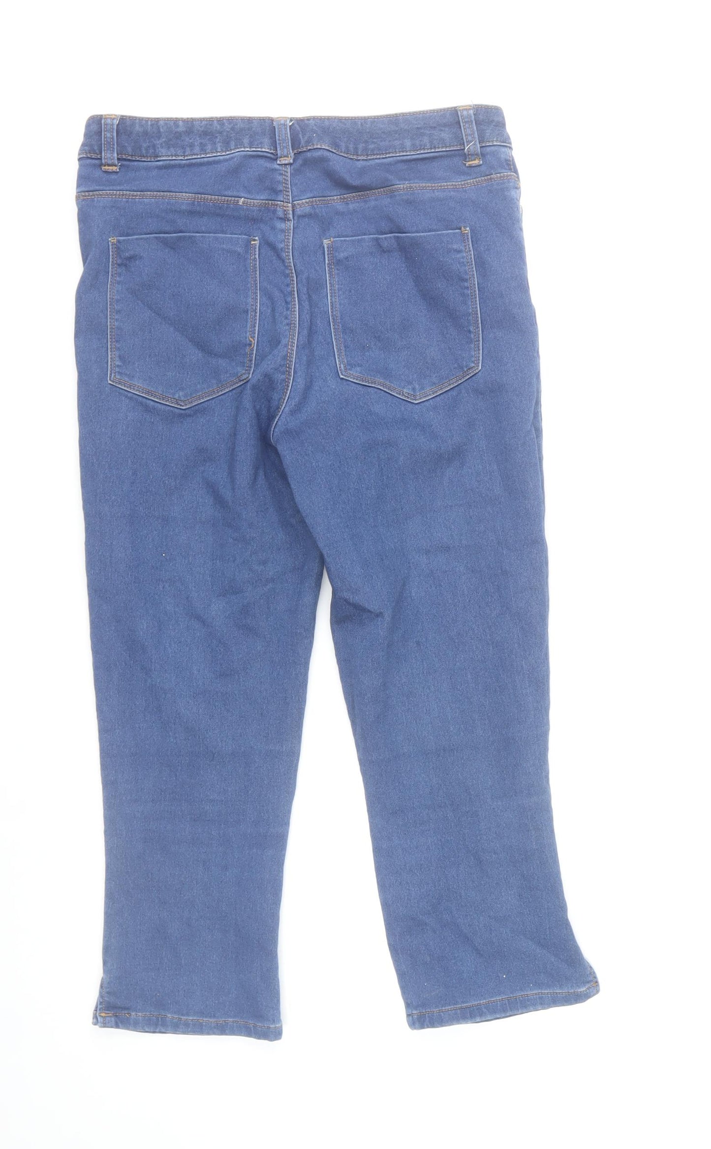 Dunnes Stores Women’s Blue Size 12 Straight Mid Wash Stretch Jeans