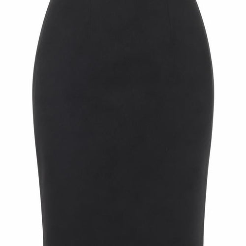 St. Bernard Women's Black Size 12 Pencil Knee Length Skirt