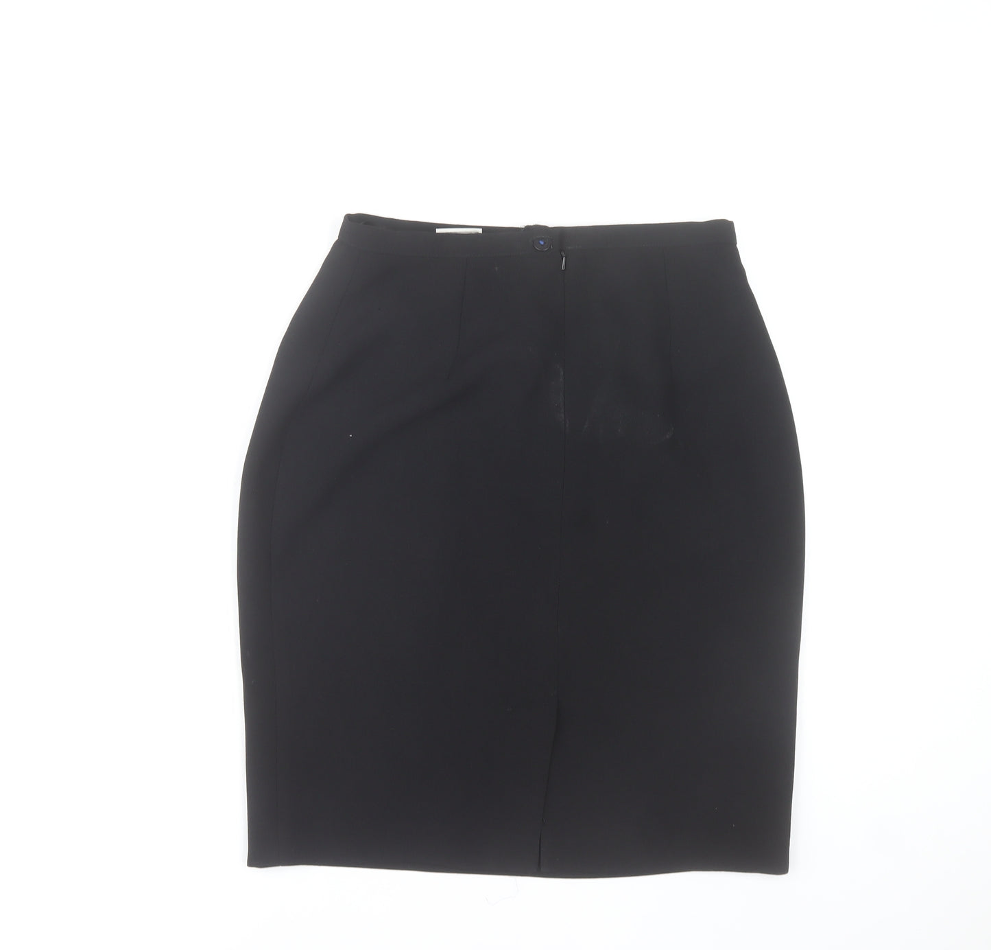 St. Bernard Women's Black Size 12 Pencil Knee Length Skirt
