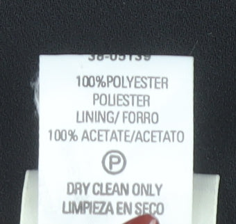 St. Bernard Women's Black Size 12 Pencil Knee Length Skirt