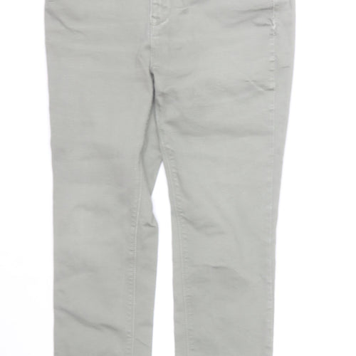 St. Bernard for Dunnes Stores Women’s Grey Skinny Jeans Size 12 UK Mid Rise Stretch Cotton Blend