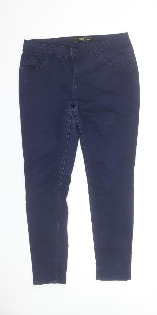 Rainbow Womens Blue Bootcut Jeans Size 12 L32 in – Preworn