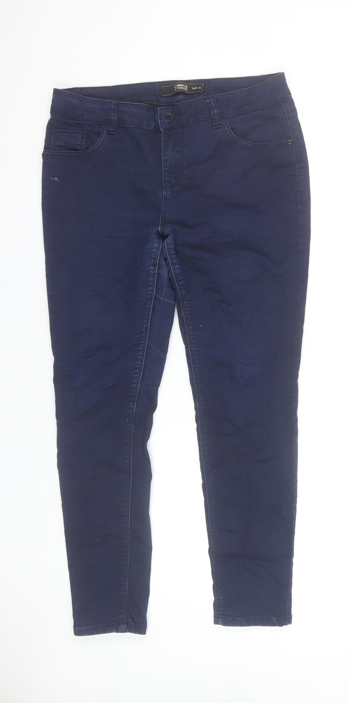 Dunnes Stores Women’s Blue Skinny Jeans Size 12 Slim Fit Denim