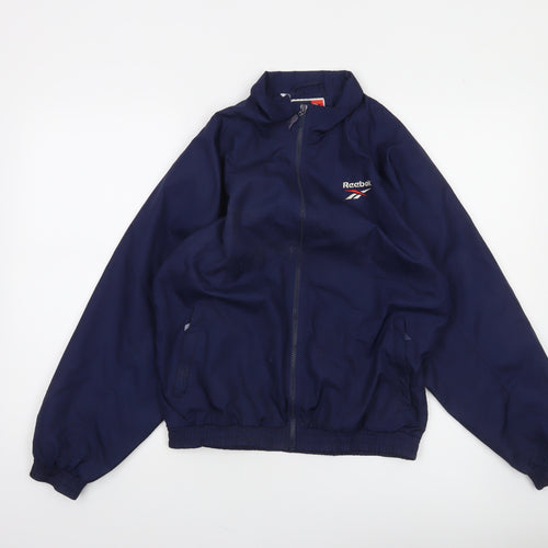 Reebok Boys Blue Full Zip Track Jacket 14-15 Years 34in Chest
