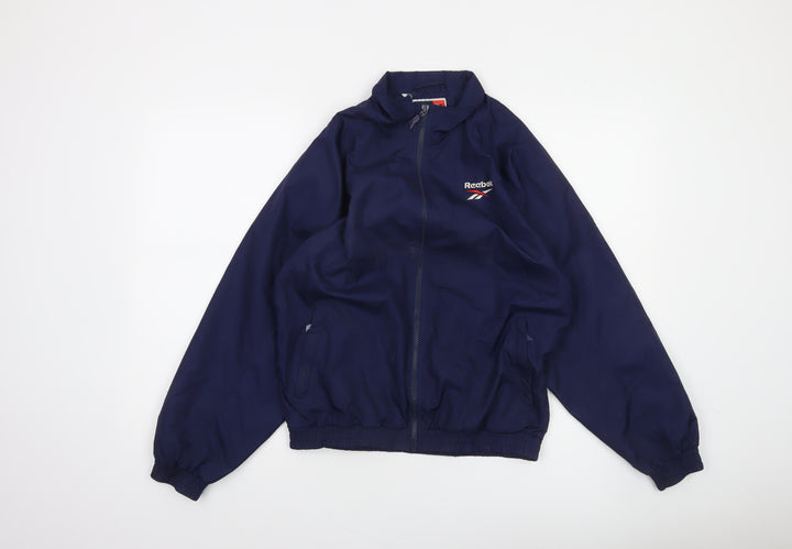 Reebok Boys Blue Full Zip Track Jacket 14-15 Years 34in Chest