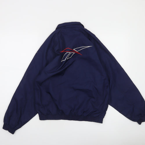 Reebok Boys Blue Full Zip Track Jacket 14-15 Years 34in Chest
