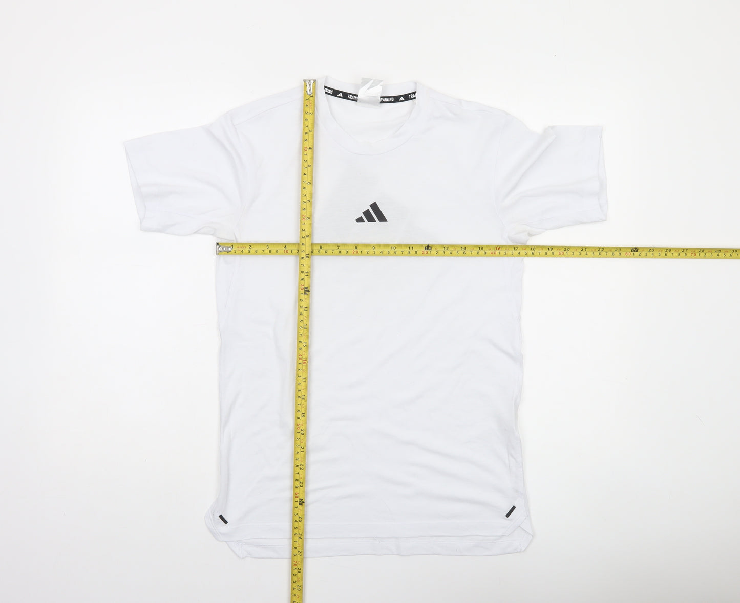 Adidas Men's White Training T-Shirt Size S Moisture Wicking Gym Top