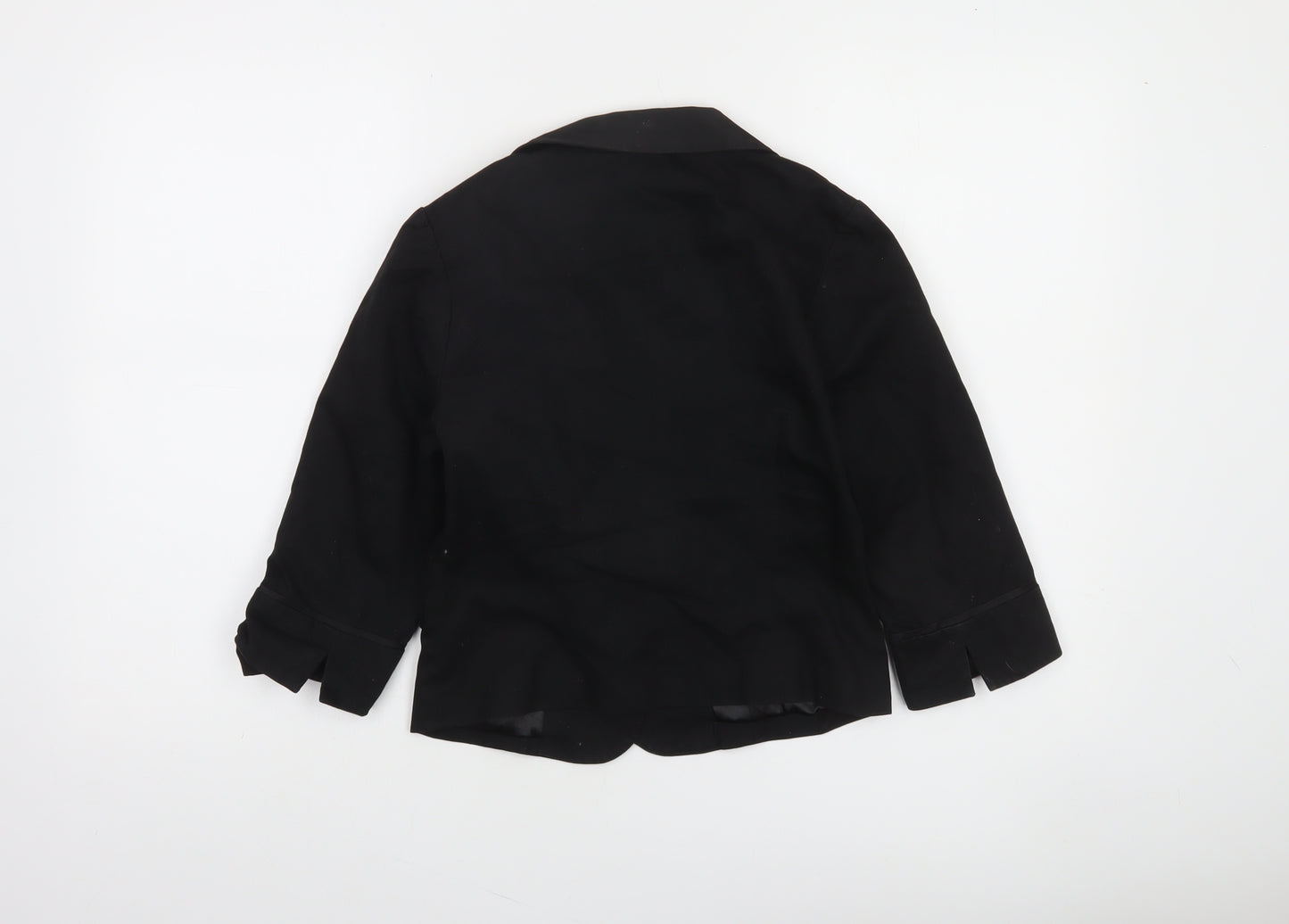 New Look Women's Black Tuxedo Suit Jacket UK 10 Shawl Lapel