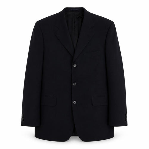 Burton Men's Black 42R Wool Blend Classic 3-Button Blazer