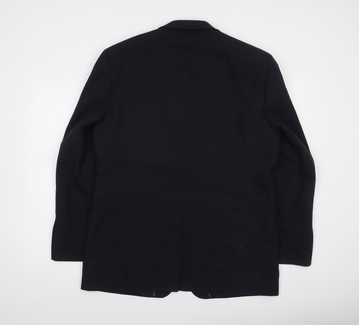 Burton Men's Black 42R Wool Blend Classic 3-Button Blazer