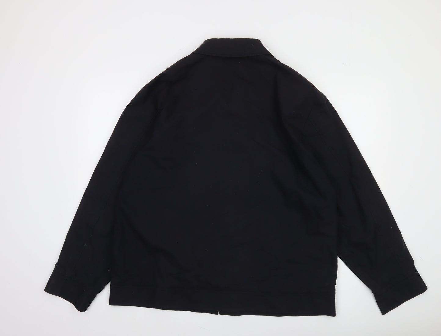 Country Road Men's Black XL Cotton Blend Zip-Up Casual Jacket